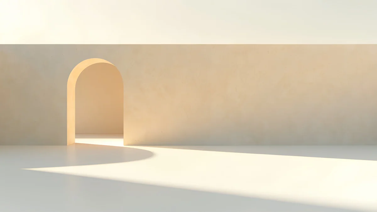 Apricot Noon Hall — abstract wallpaper