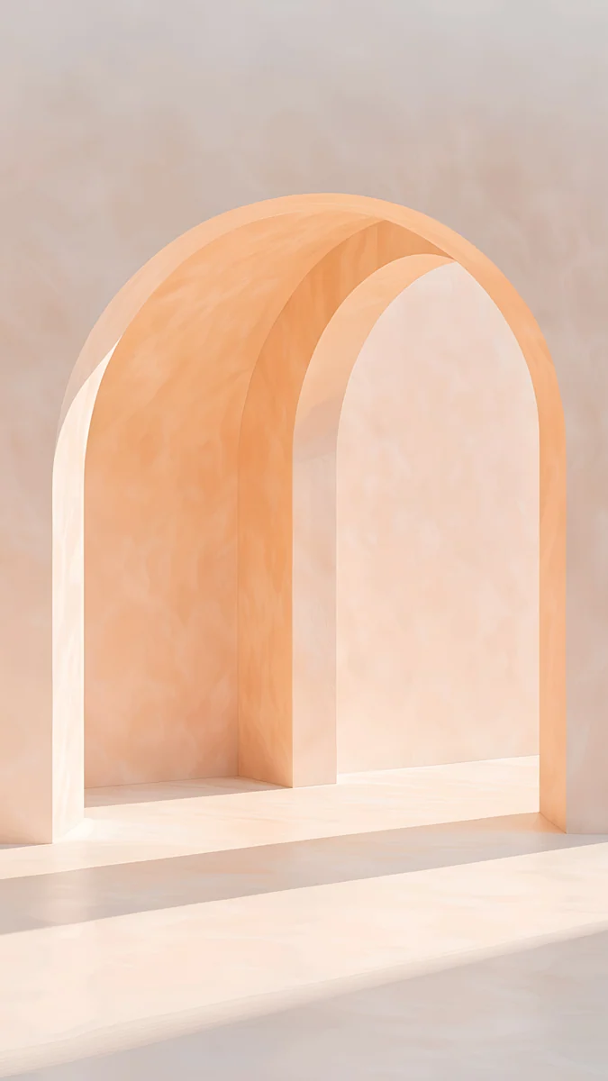 Apricot Noon — abstract wallpaper