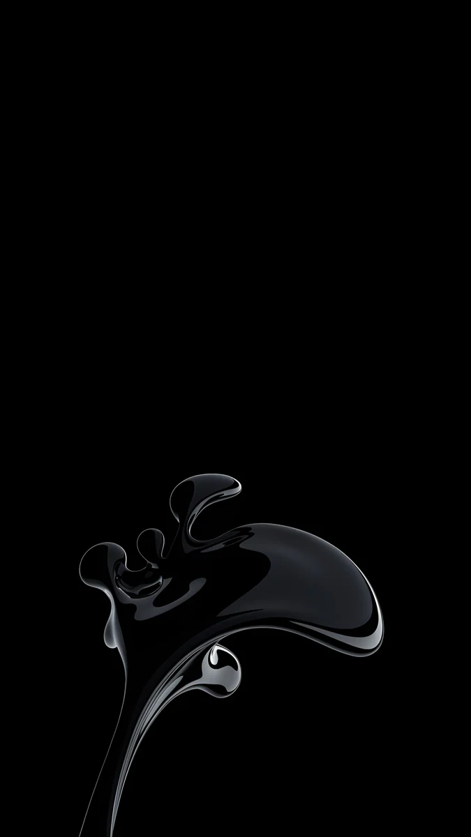 Black Splash wallpaper 4K