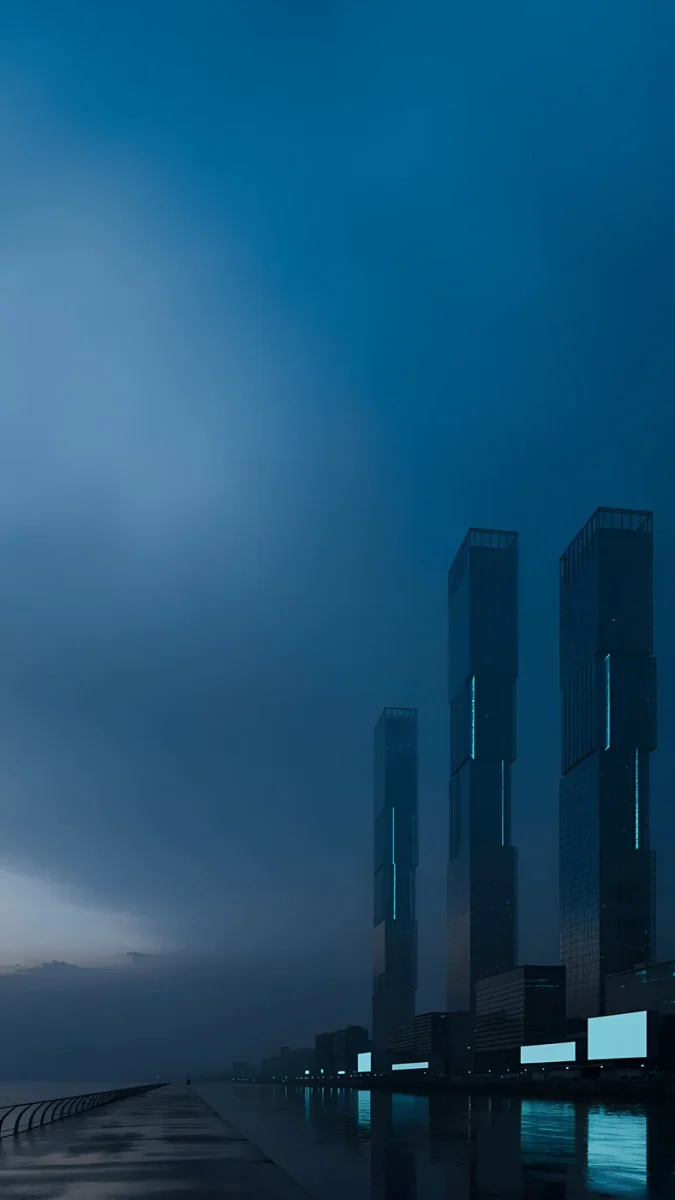 Blue Signal wallpaper
