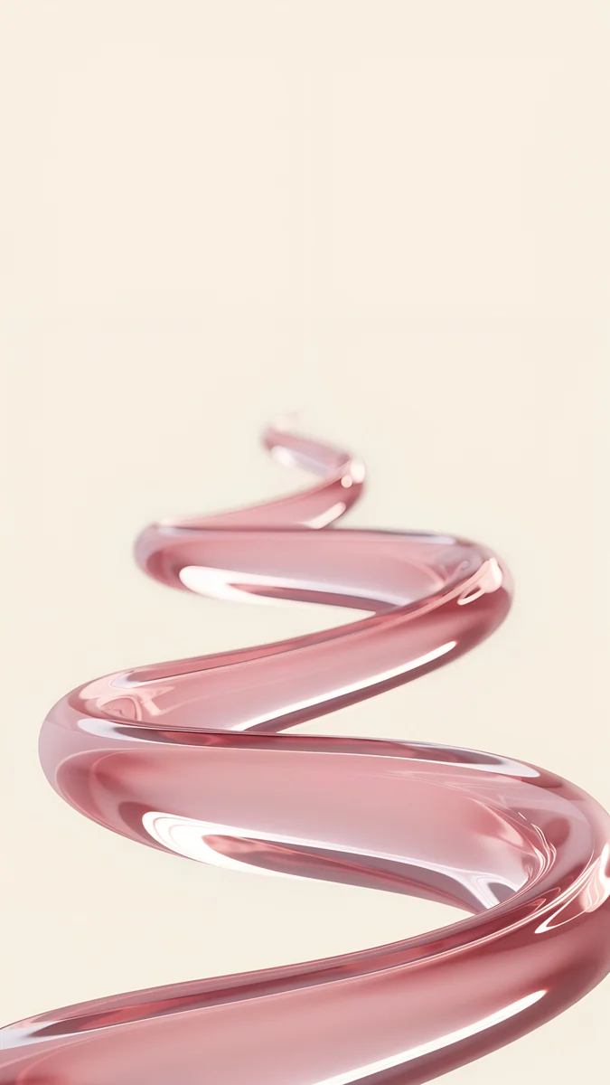Blush Ribbon wallpaper 4K