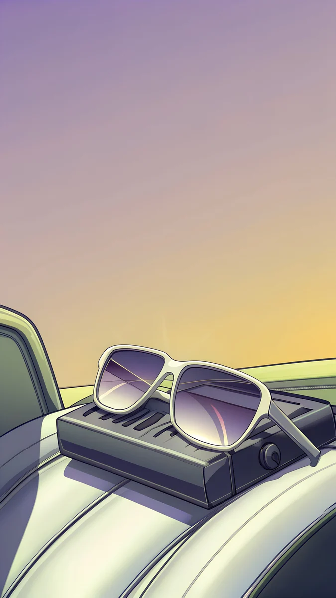 Car Seat Sunglasses, Carlos Vivero