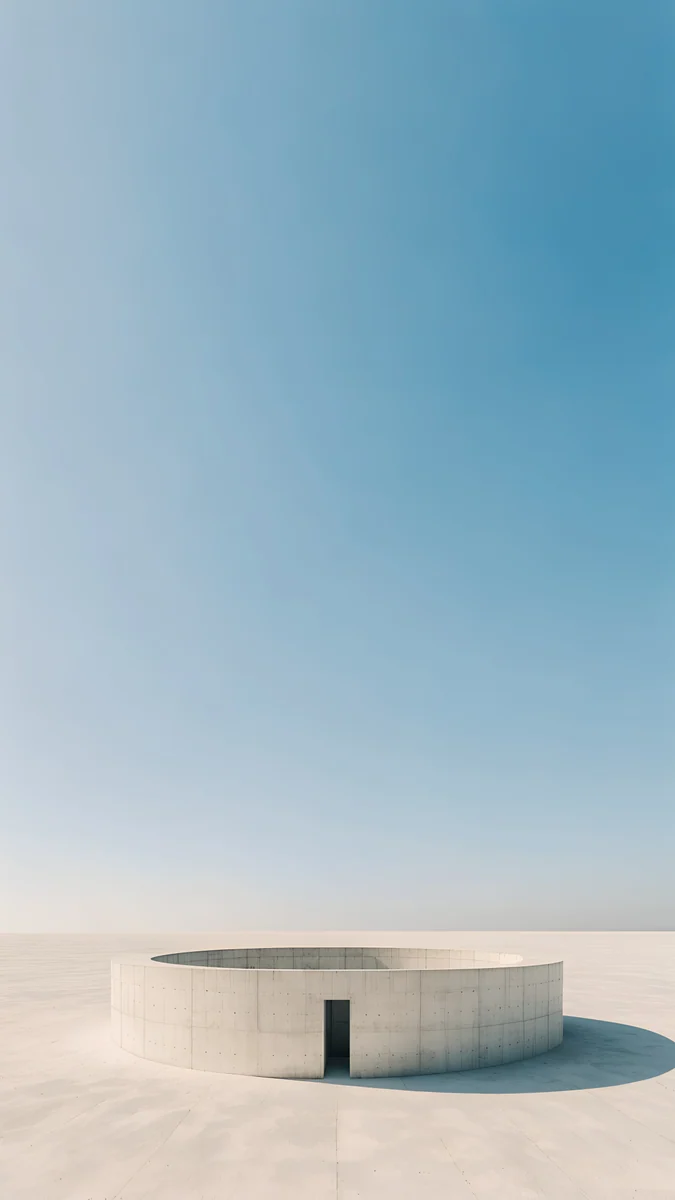 Circular Court — abstract wallpaper