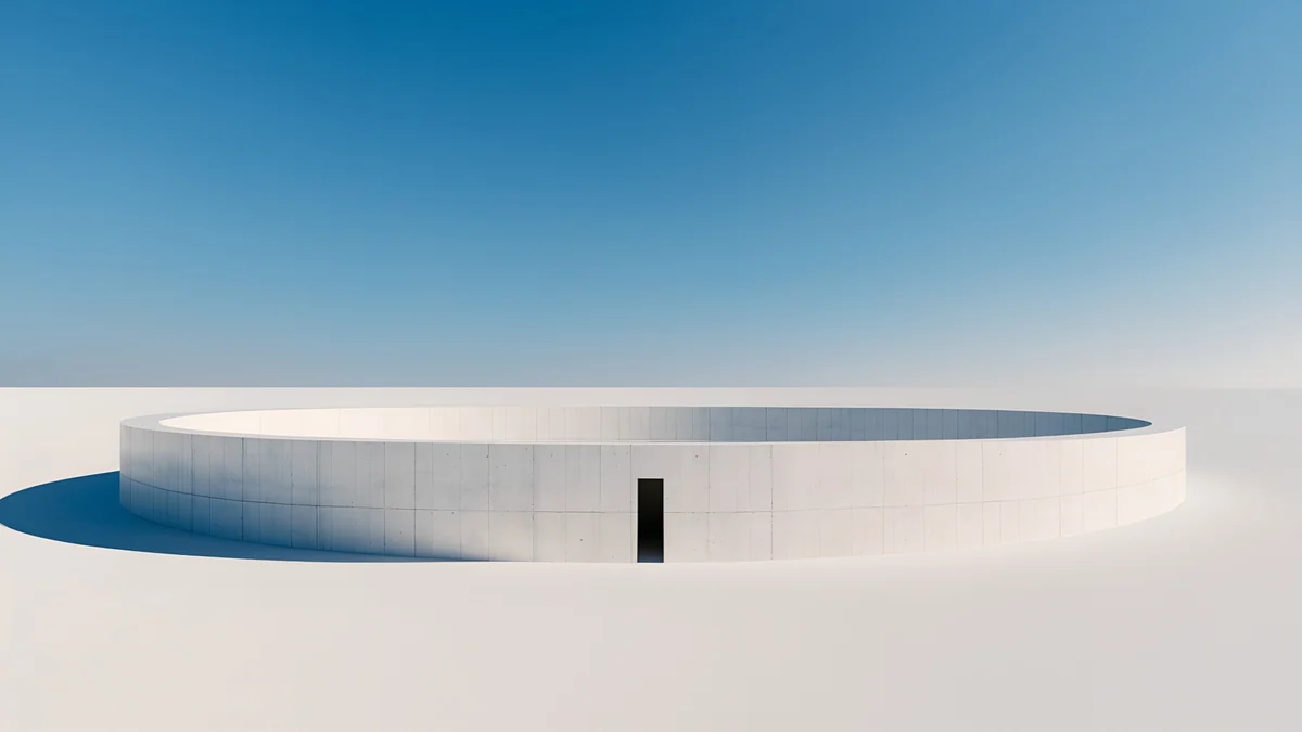 Circular Court — abstract wallpaper