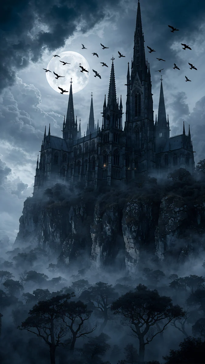 Cliff Cathedral Moon, Carlos Vivero