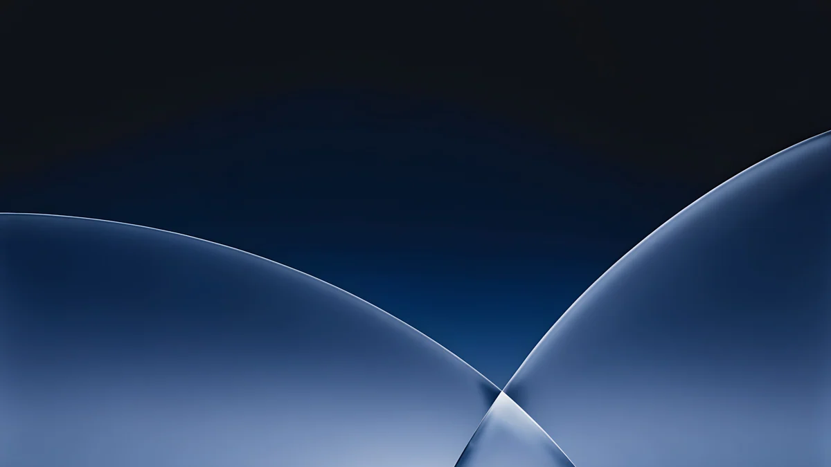 Cobalt Soft Horizon — abstract wallpaper