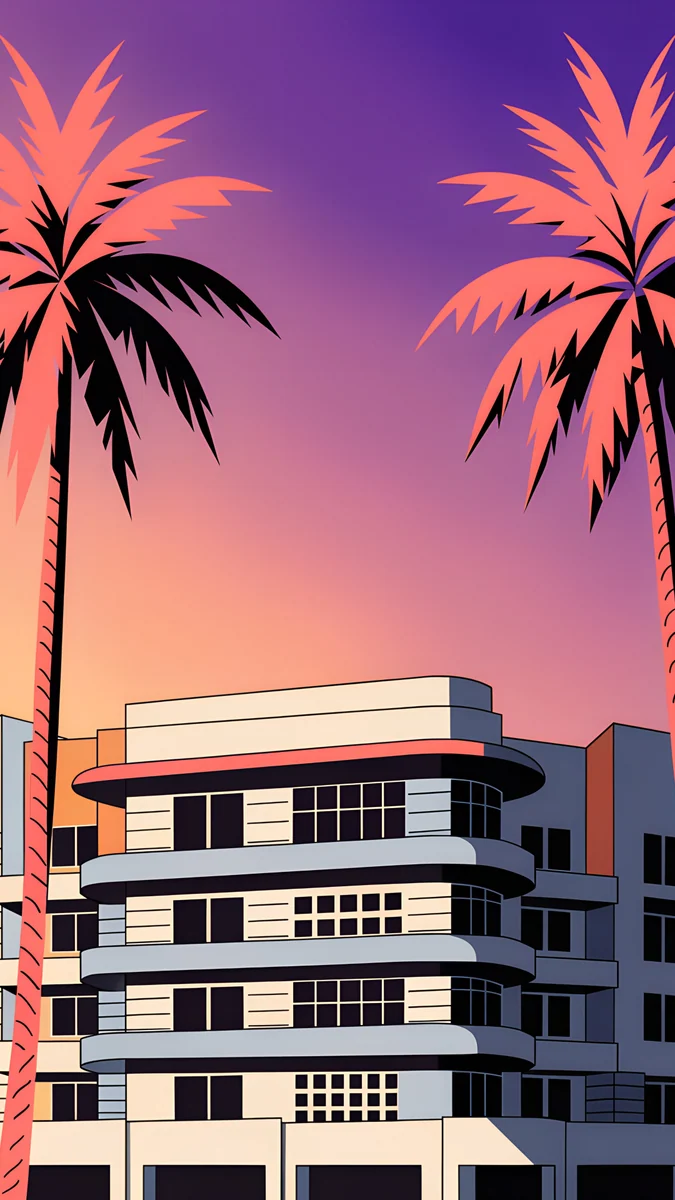 Miami Deco Palms, Carlos Vivero