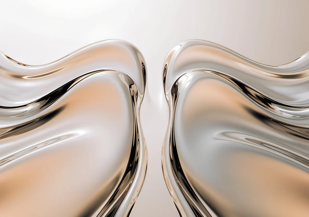 Mirror Gold Glass Wide, Carlos Vivero