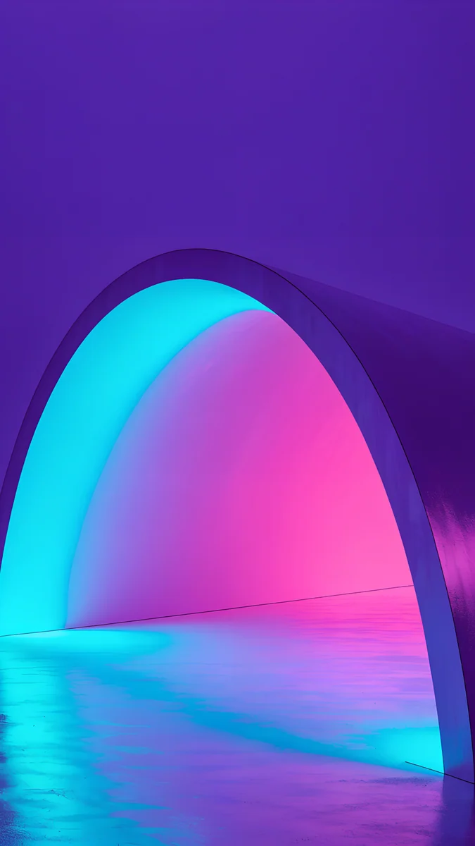 Electric Violet Arch — abstract wallpaper