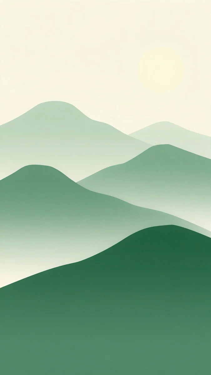 Forest Paper Peaks wallpaper 4K