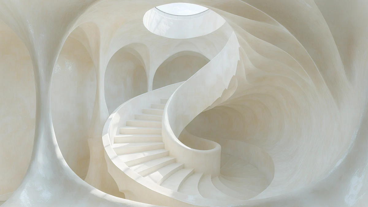 Nautilus Stair — architecture wallpaper