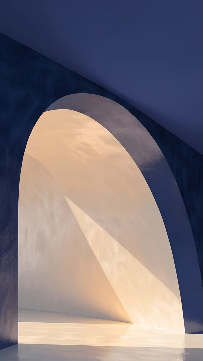 Indigo Passage — abstract wallpaper