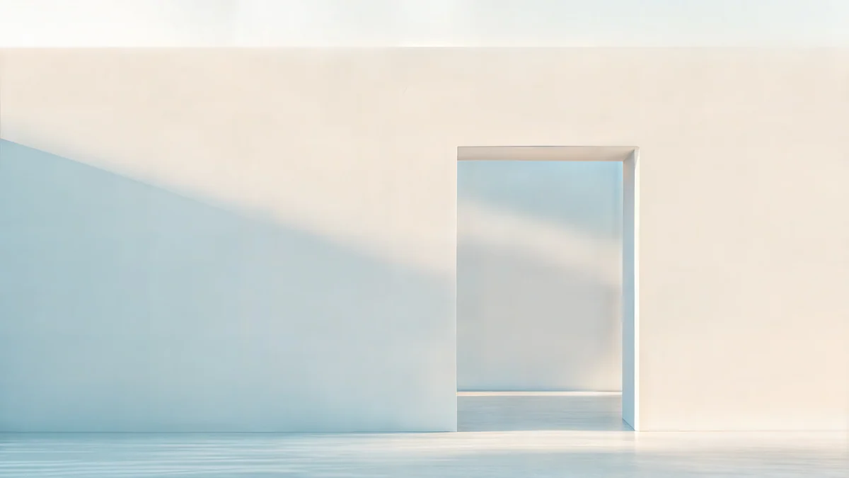 Ivory Daylight Gate — abstract wallpaper