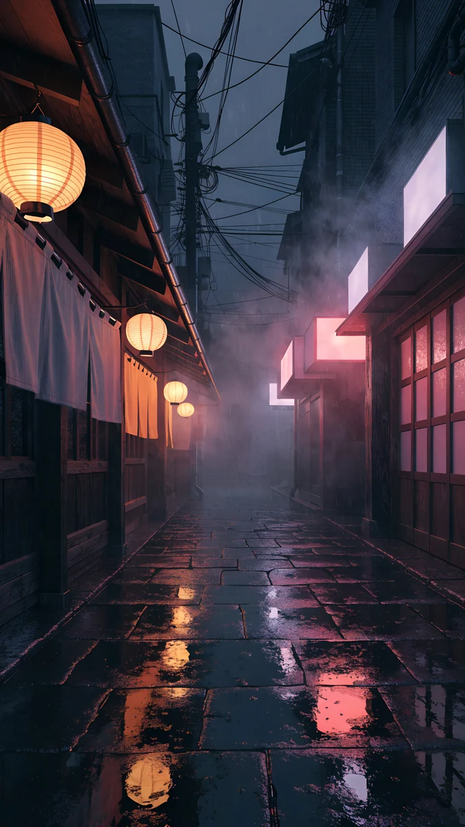 Lantern Alley Rain, Carlos Vivero