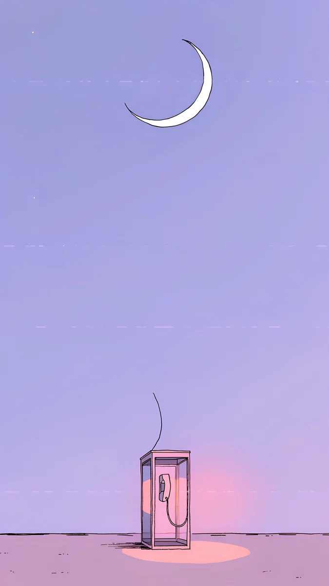 Phone Booth — lo-fi wallpaper