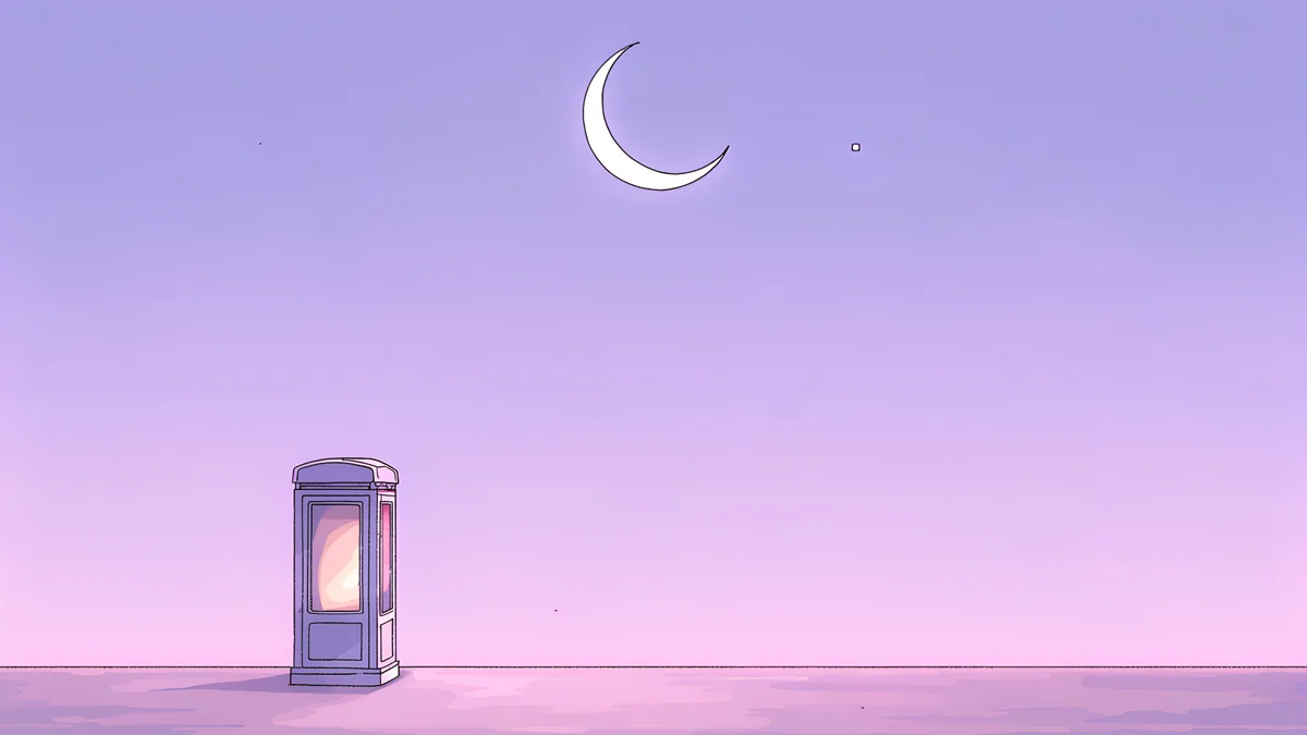 Phone Booth — lo-fi wallpaper