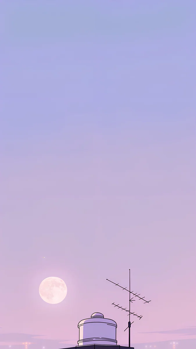 Rooftop — lo-fi wallpaper