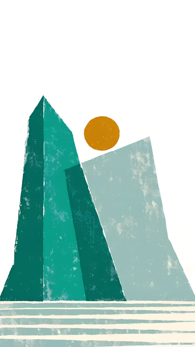 Mountain Lake — abstract wallpaper