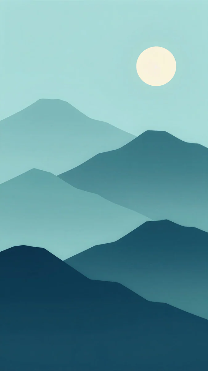 Midnight Paper Peaks wallpaper 4K