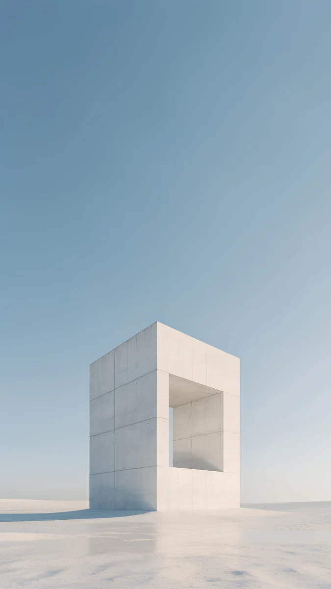 Monolith on the Plain — abstract wallpaper