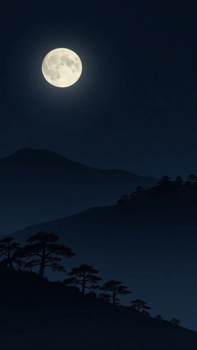Moon Pines wallpaper