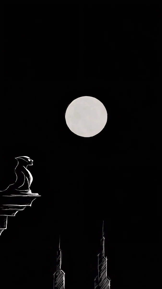 Moon Ledge — noir wallpaper