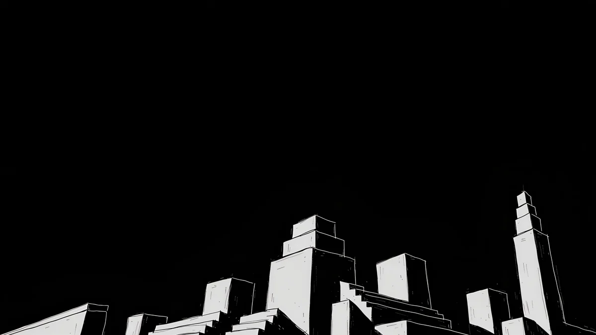 Night Blocks — noir wallpaper