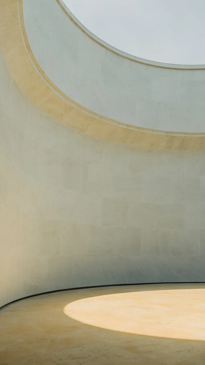 Ochre Light Pool — abstract wallpaper