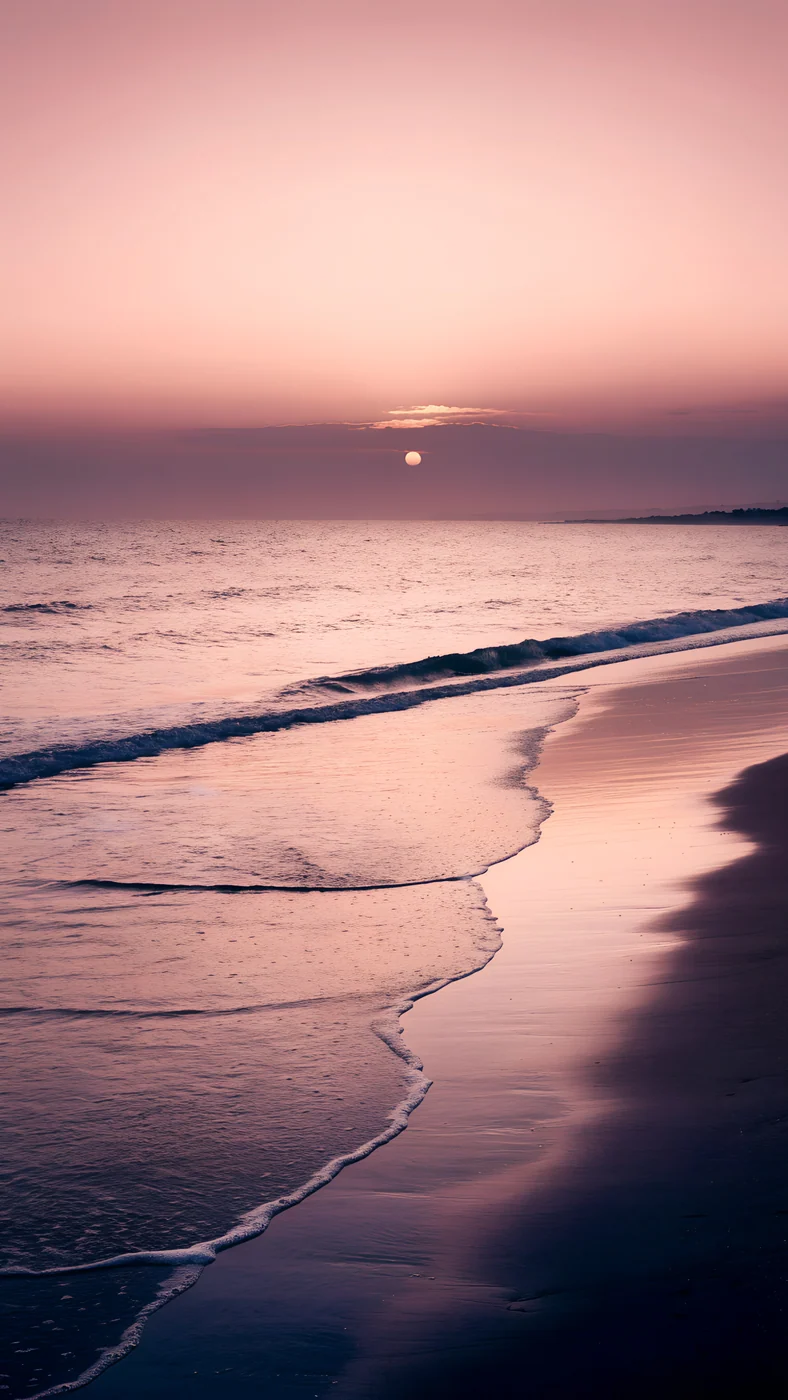 Peach Reflection — nature wallpaper