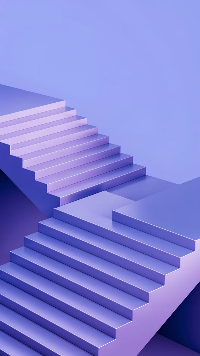 Periwinkle Corner Rise — abstract wallpaper