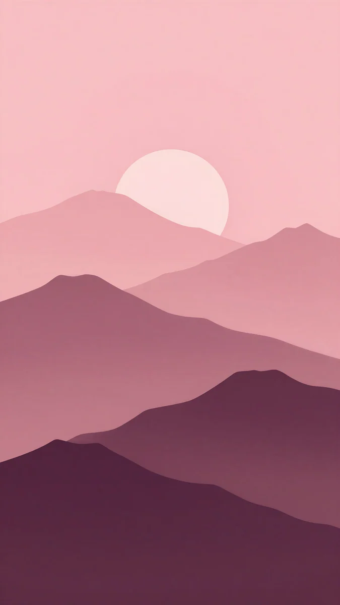 Plum Paper Peaks wallpaper 4K