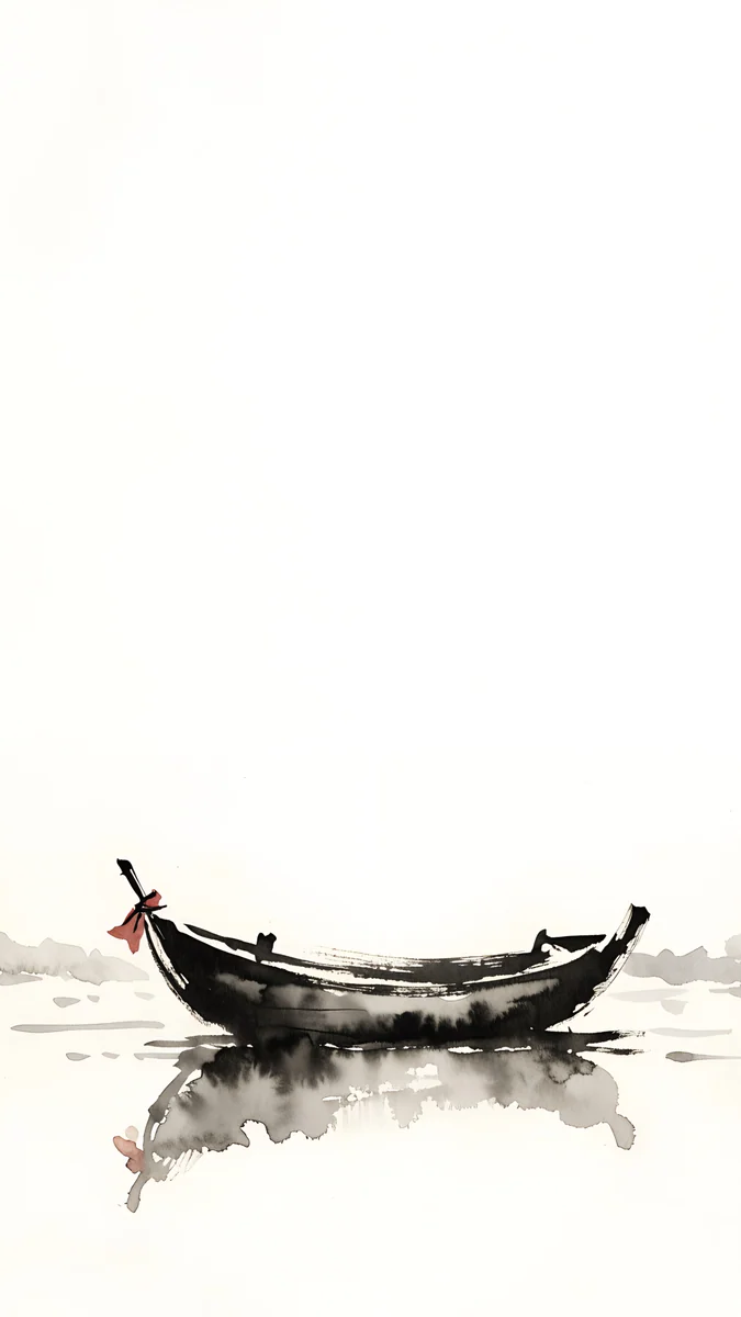 Quiet Boat — abstract wallpaper