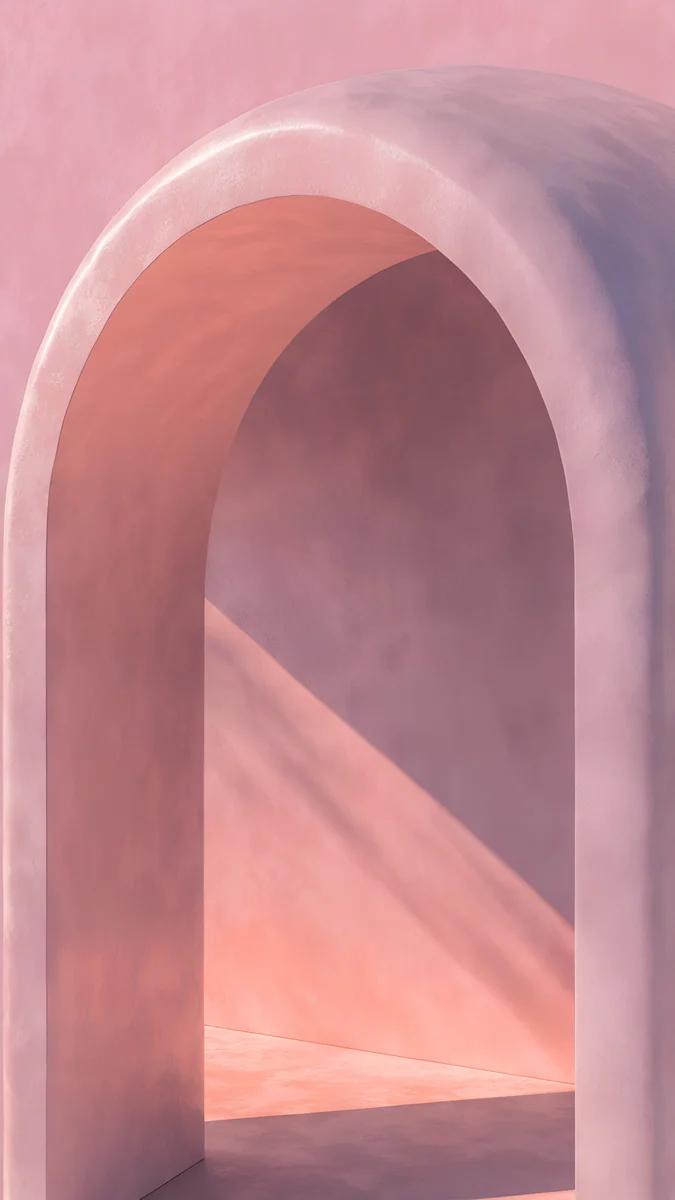 Rose Courtyard — abstract wallpaper