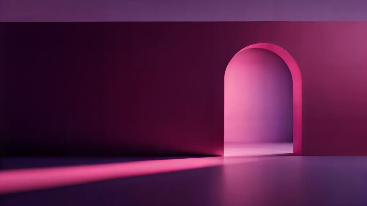 Rose Pulse Arcade — abstract wallpaper