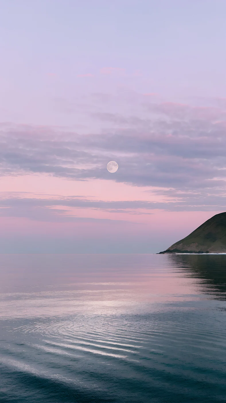 Saltwater Moon — nature wallpaper
