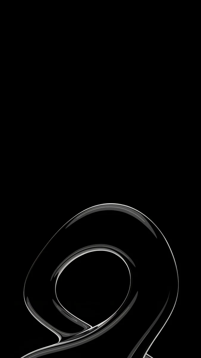 Silver Loop wallpaper 4K