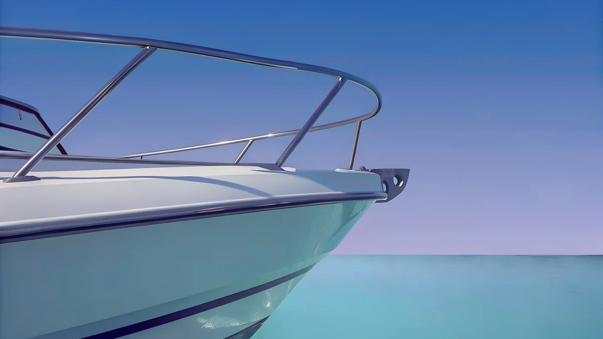 Speedboat Bow wallpaper 4K
