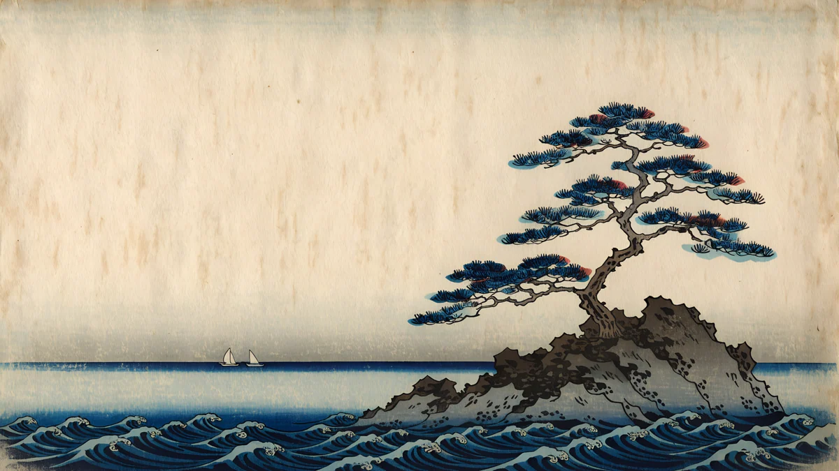 Pine Coast — japan wallpaper