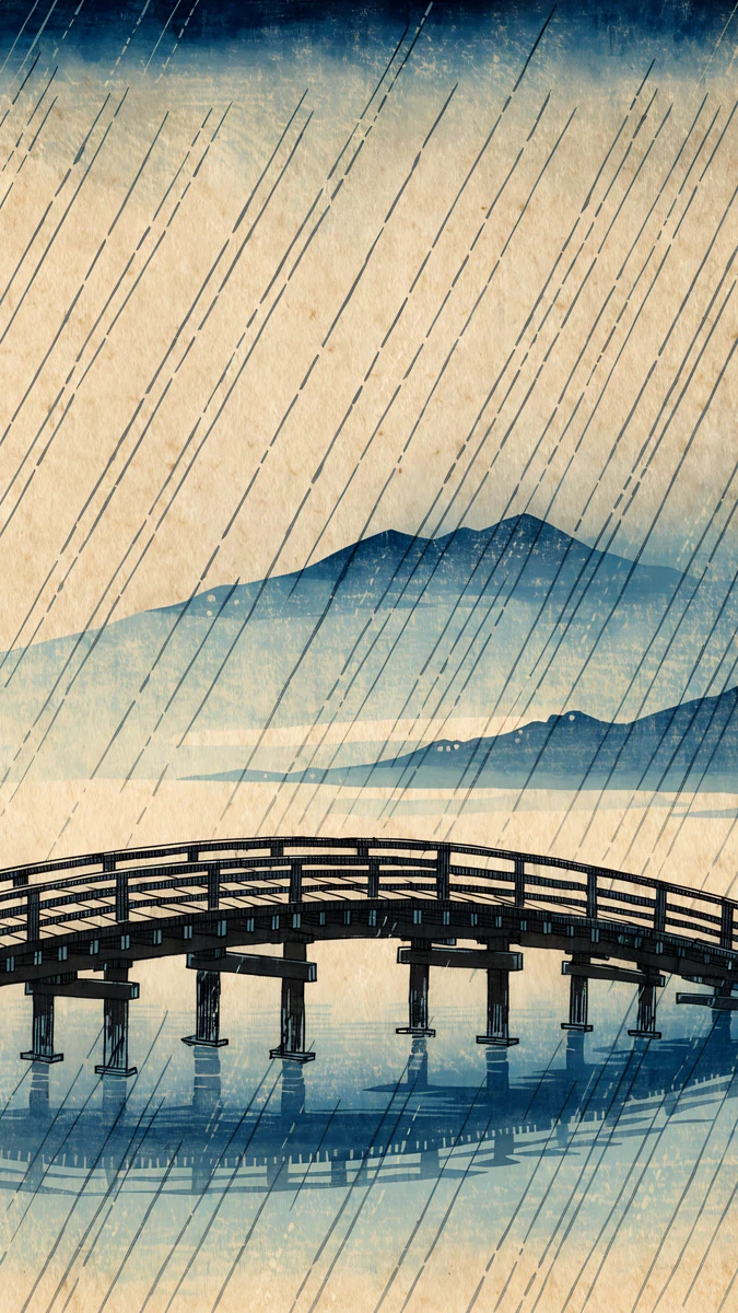 Rain Bridge — japan wallpaper