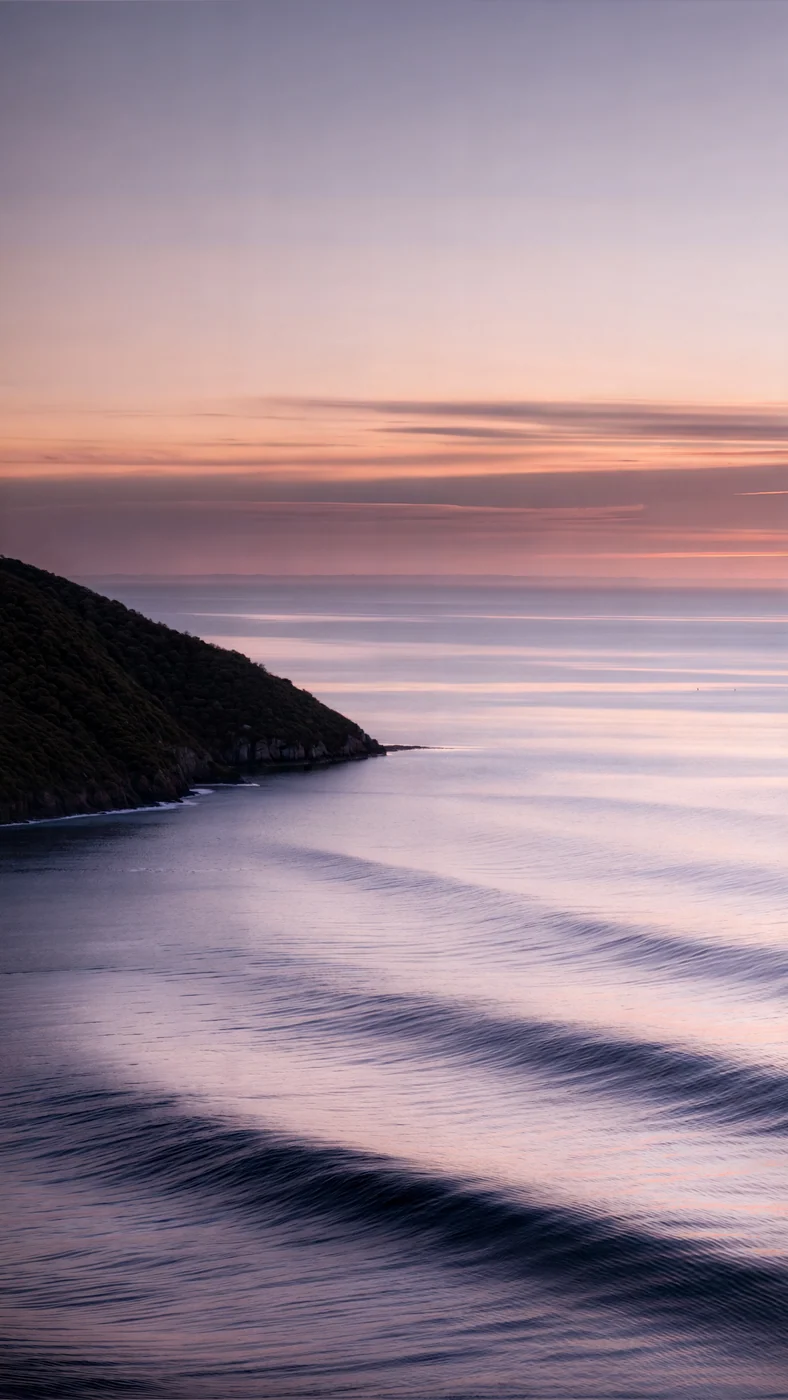 Violet Afterglow — nature wallpaper