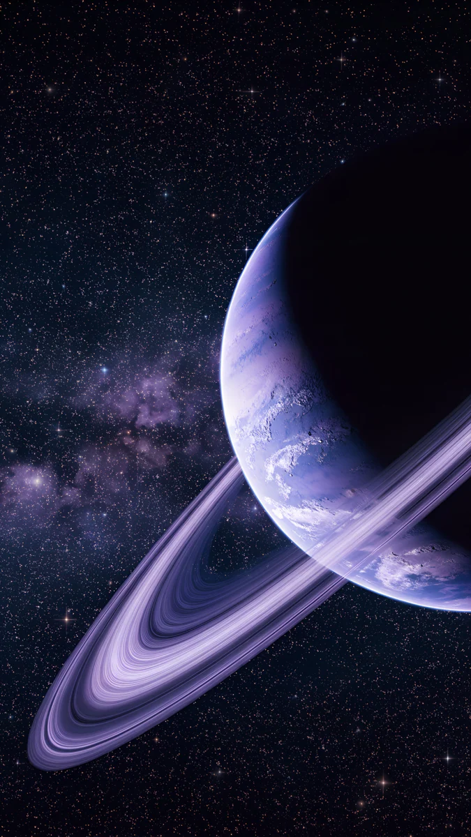 Violet Ringed Planet Galaxy, Carlos Vivero