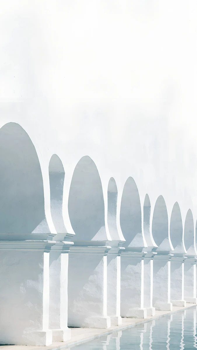 White Arches — architecture wallpaper